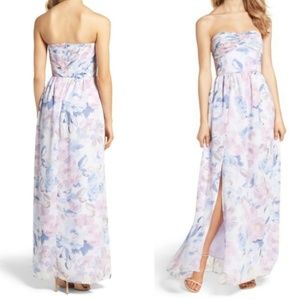 Plum Pretty Sugar strapless gown